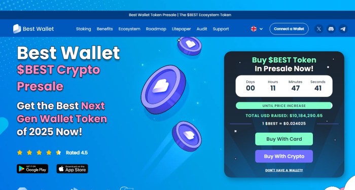 Best Wallet Token presale