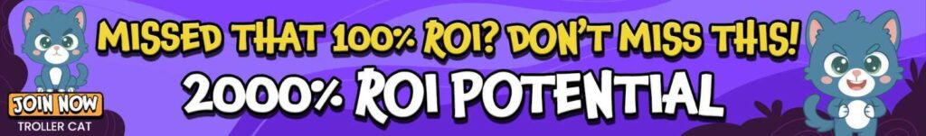 Troller Cat’s 1,773.32% ROI and 69% APY Launch It Into the Best Cryptos to Stake as Shiba Inu Stalls and Book of Meme Gains Speed 3 TCAT banner 2